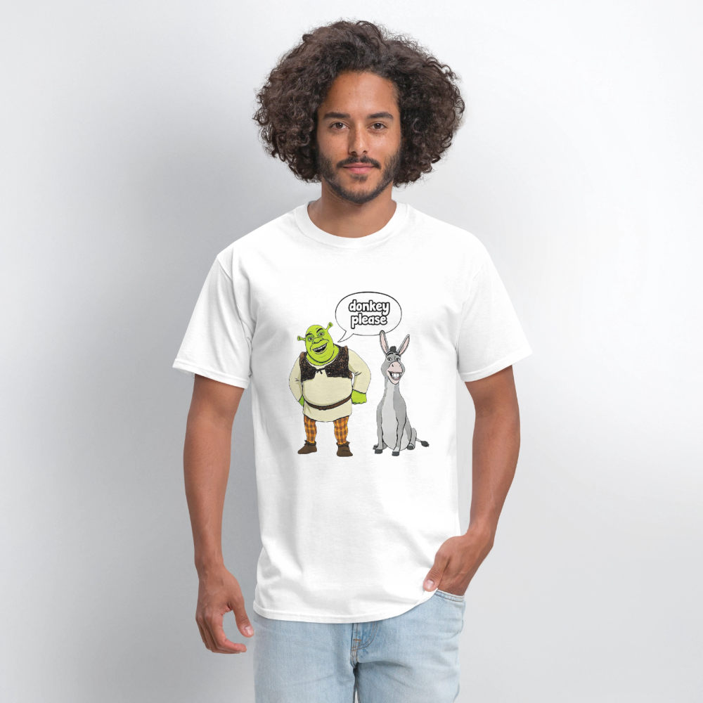 Donkey Please Shrek - white