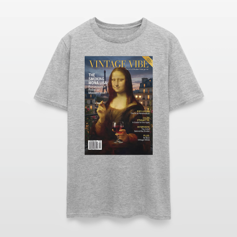 A Smoking Mona Lisa - heather gray