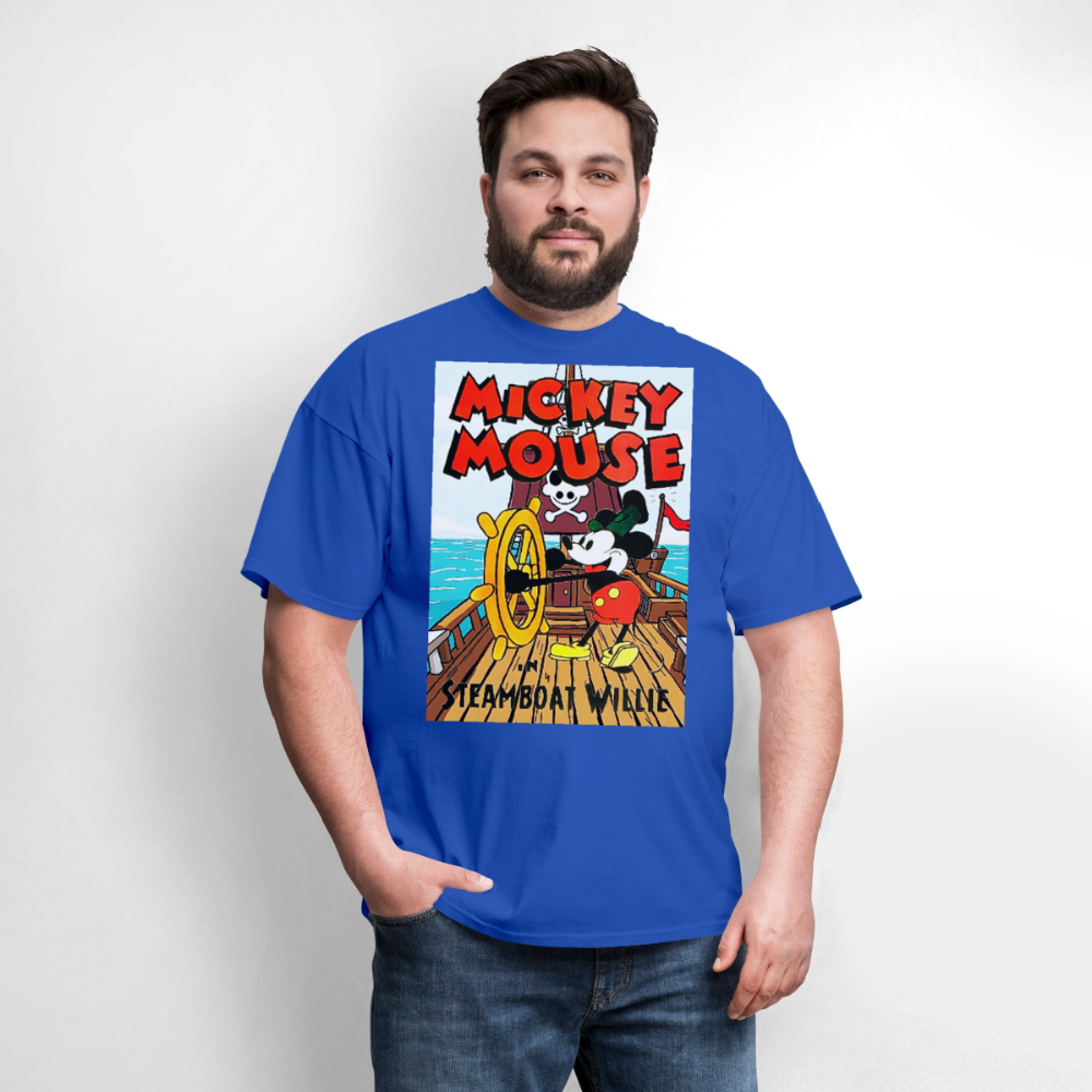 Steamboat Willie - royal blue