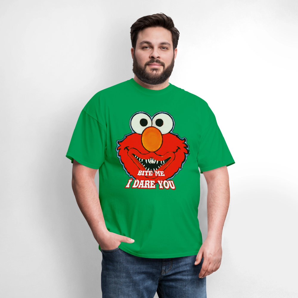 Bite Me Elmo - bright green