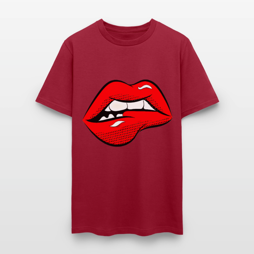 Lips - dark red