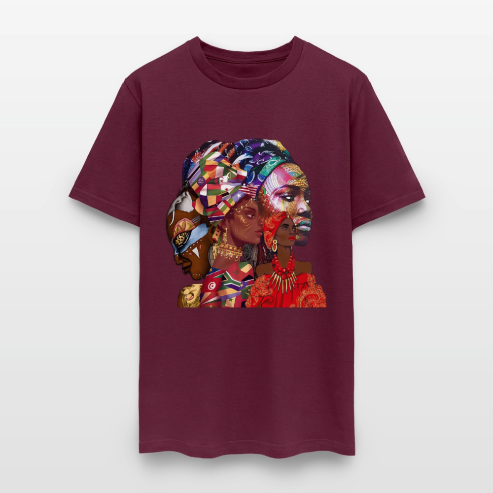 African Queens - burgundy