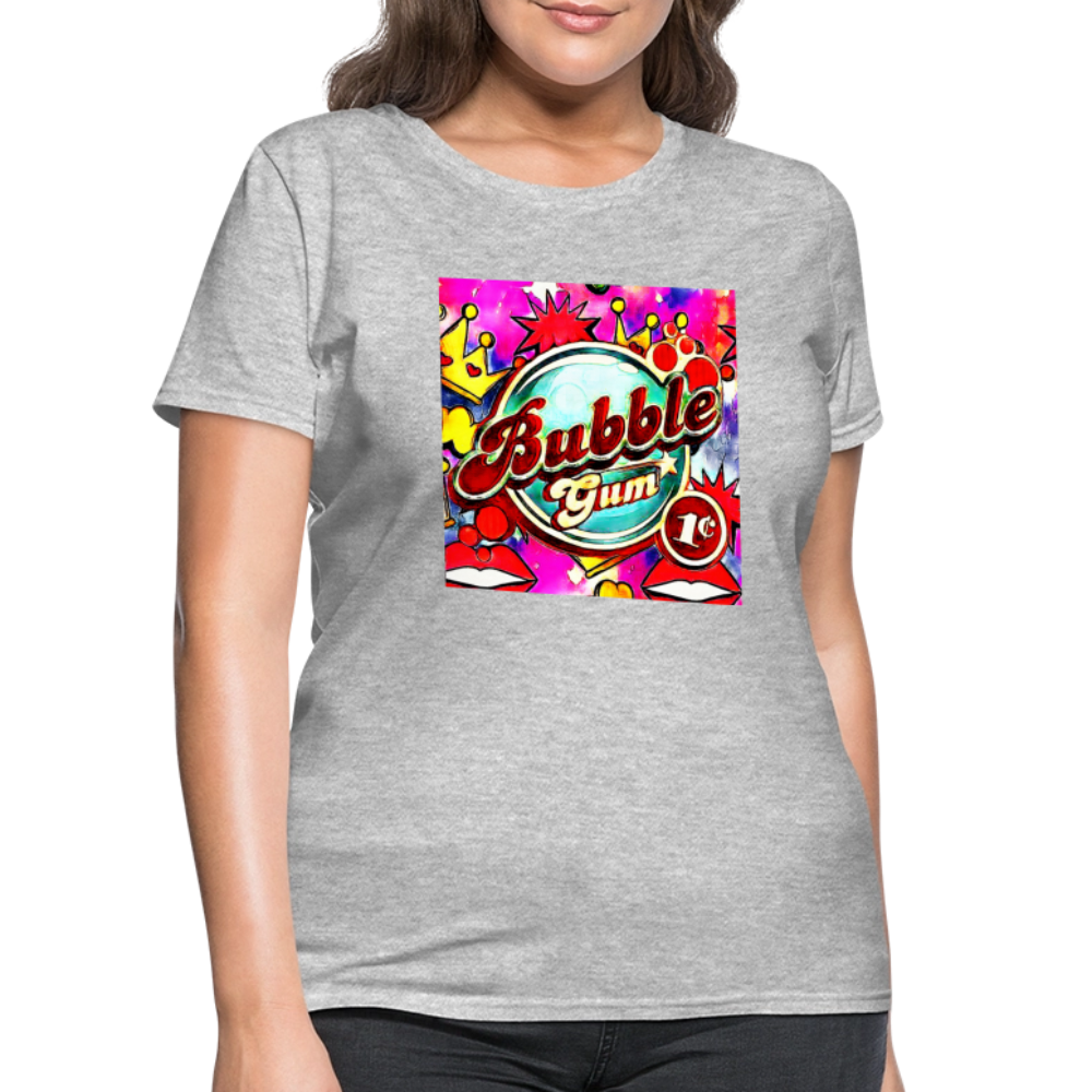 Bubblegum - heather gray