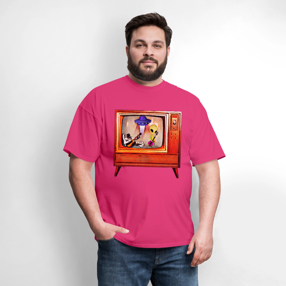 Rocking Astronaut and Alien - fuchsia