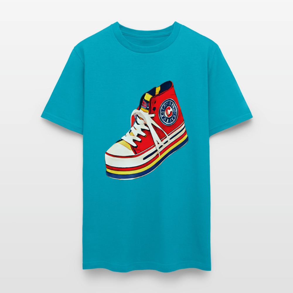 High Top Sneaker - turquoise