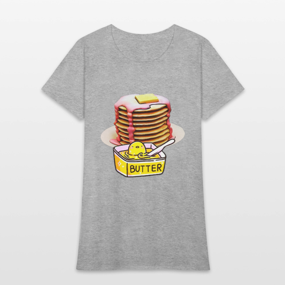 Pancakes and Butter - heather gray