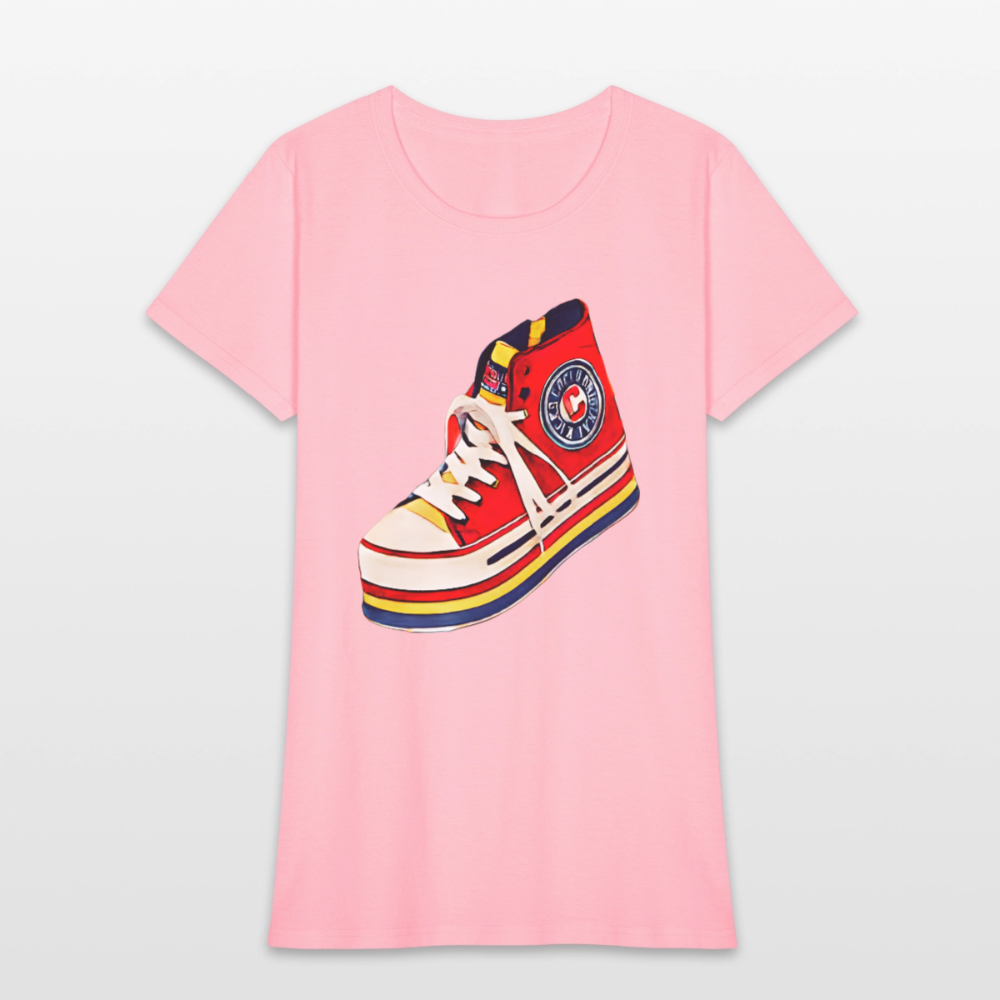 High Top Sneaker - pink