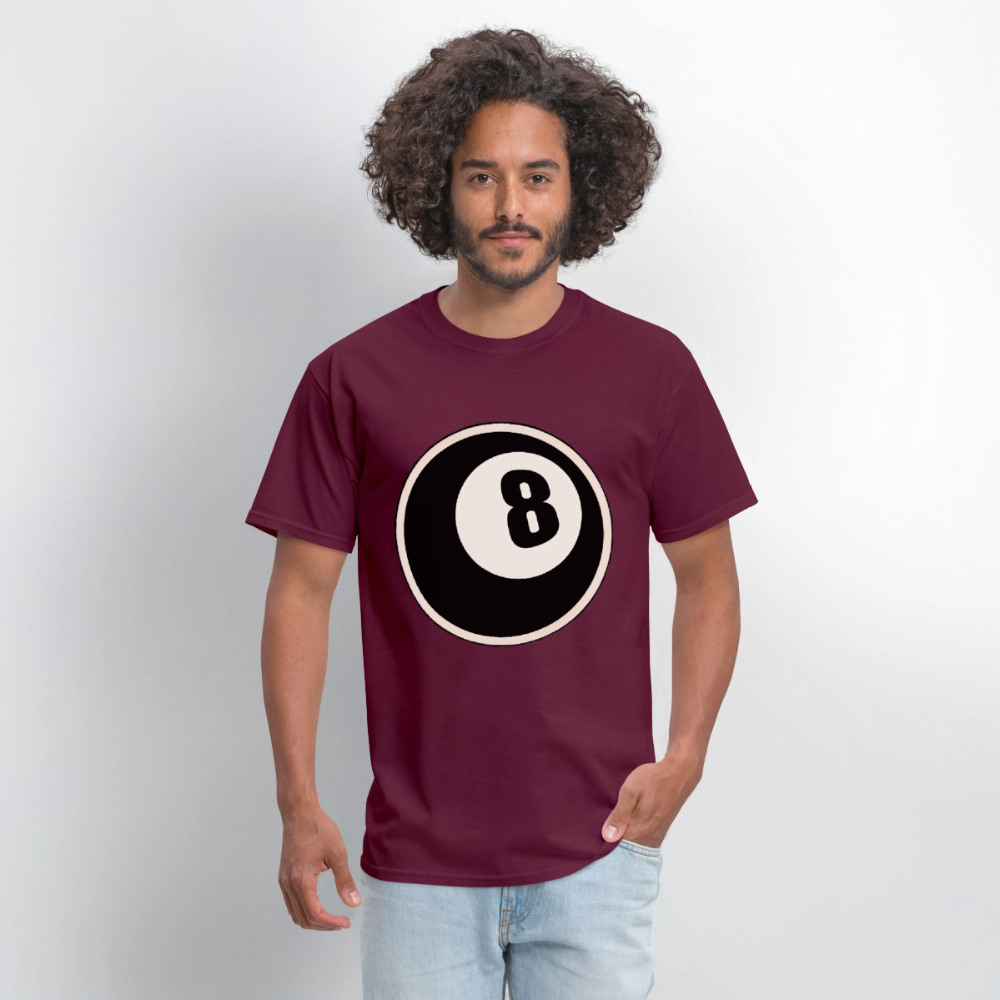 8 Ball - burgundy