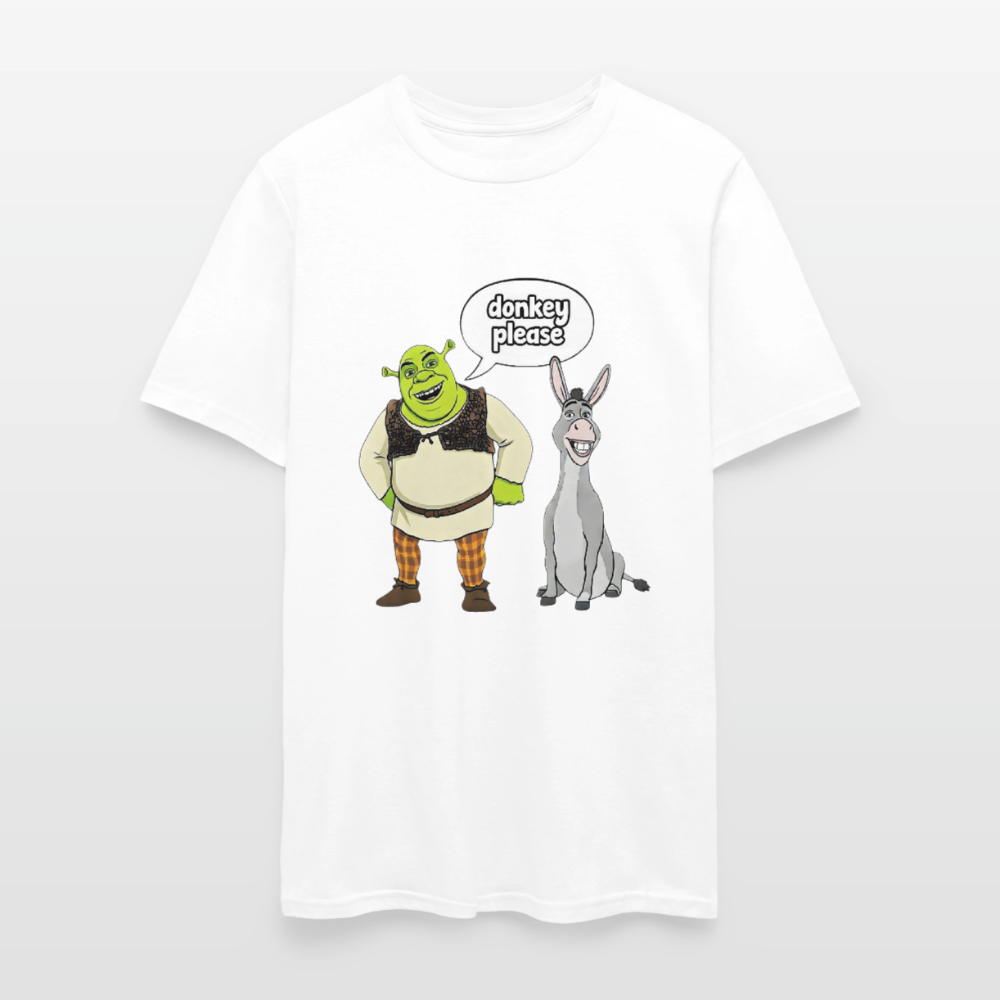 Donkey Please Shrek - white