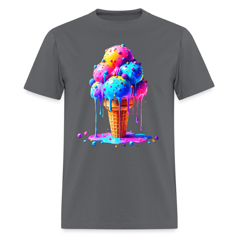 Melting Rainbow - charcoal