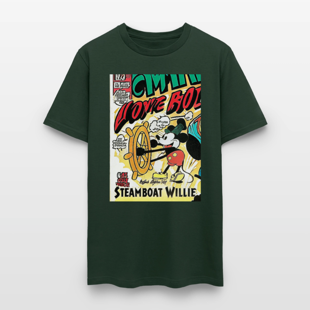 Steamboat Willie - forest green