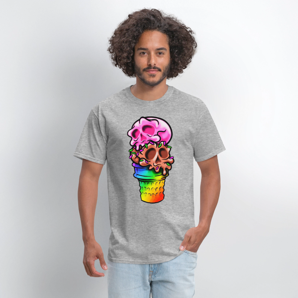 Cone Skull - heather gray