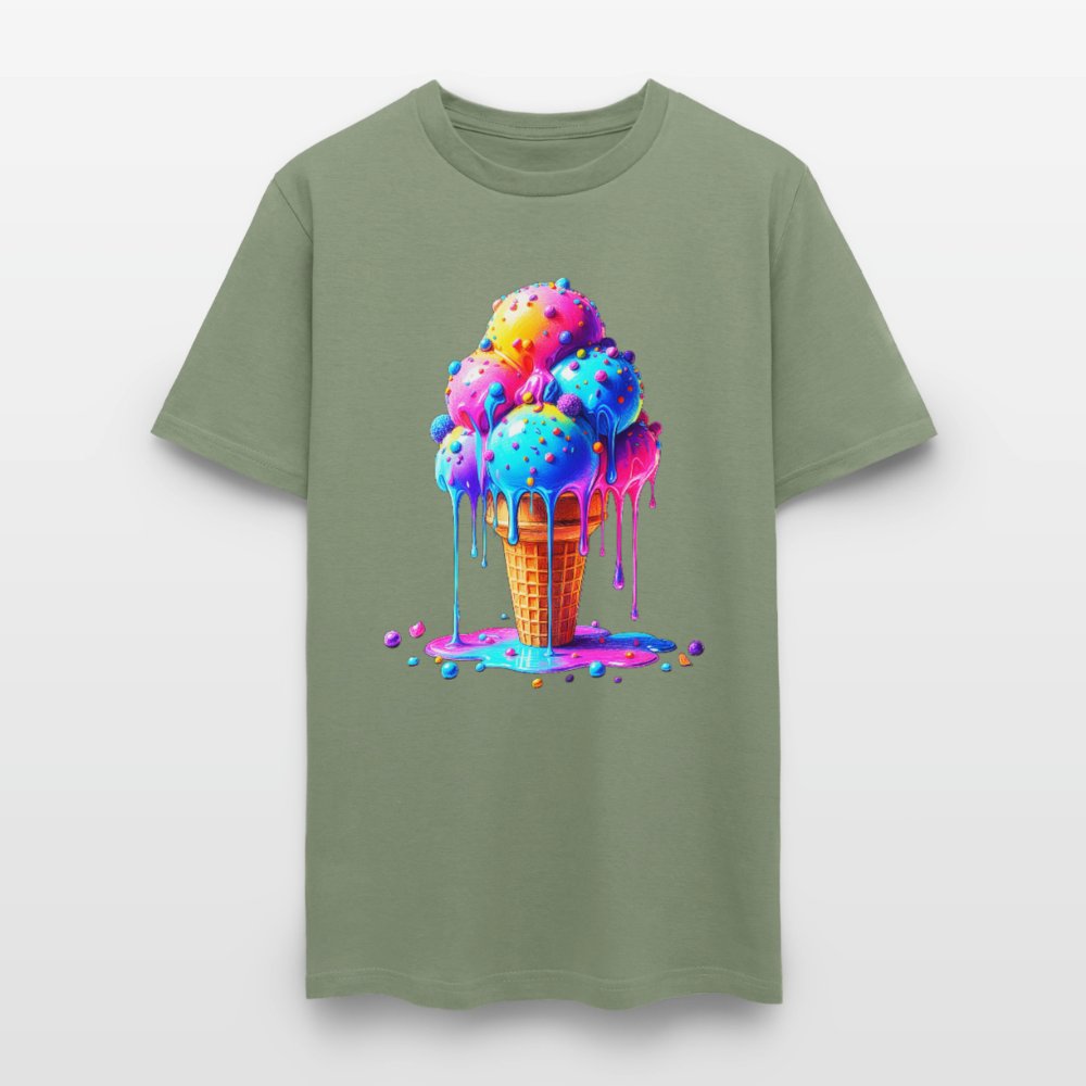 Melting Rainbow - military green