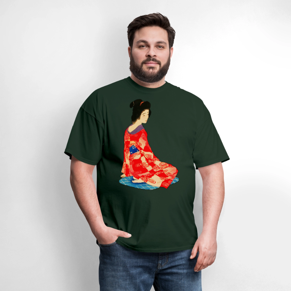 Geisha - forest green