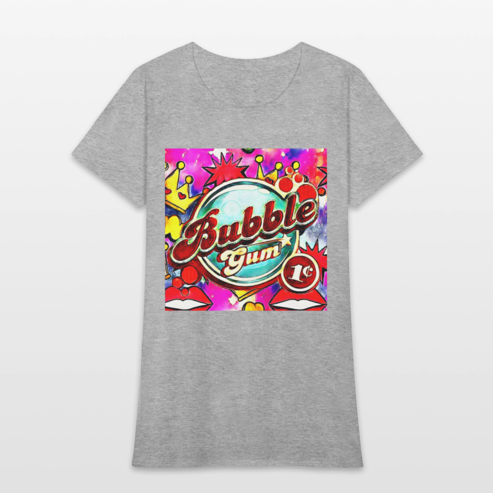 Bubblegum - heather gray