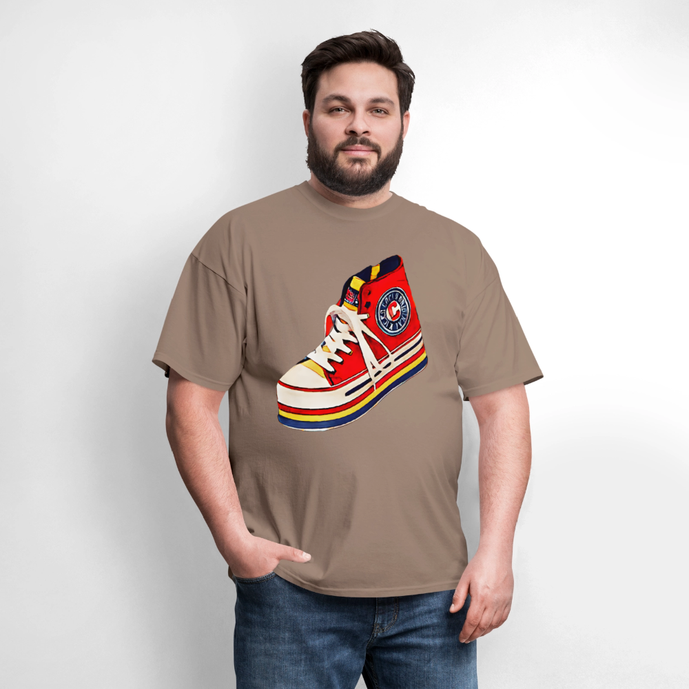 High Top Sneaker - safari