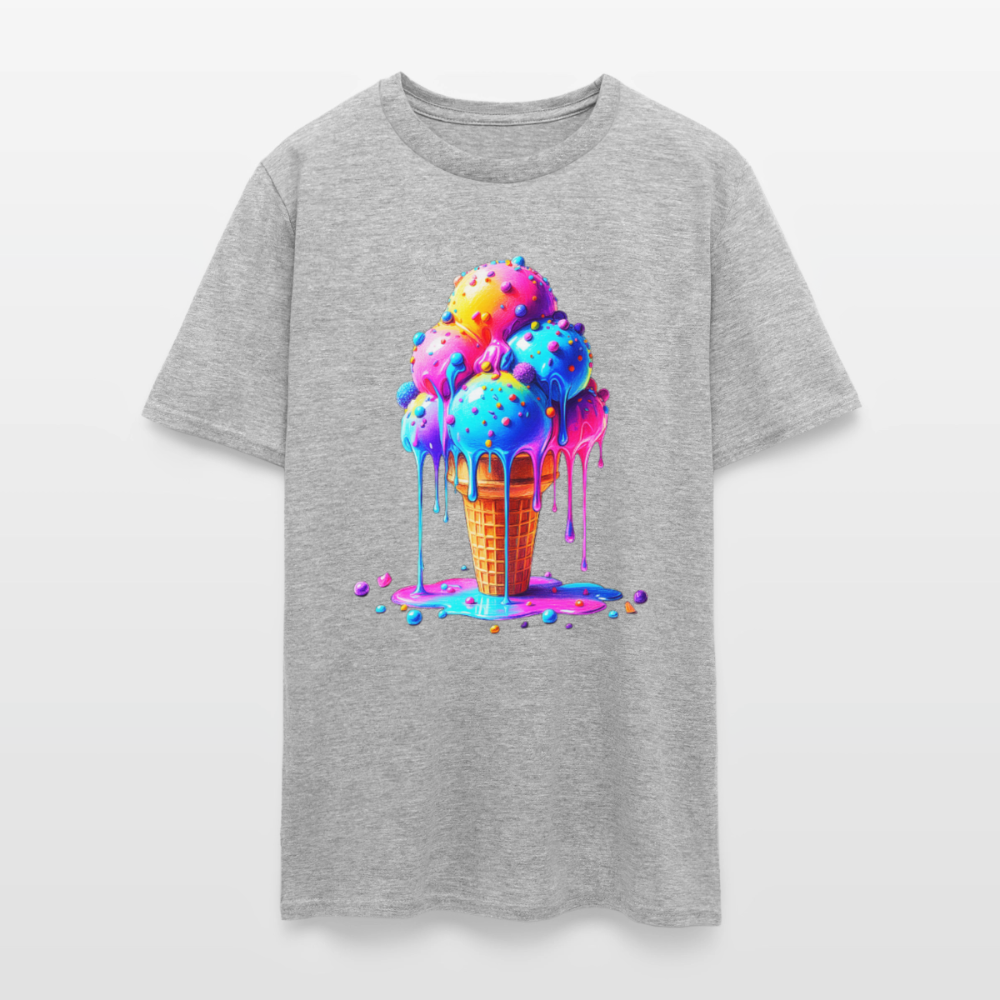 Melting Rainbow - heather gray