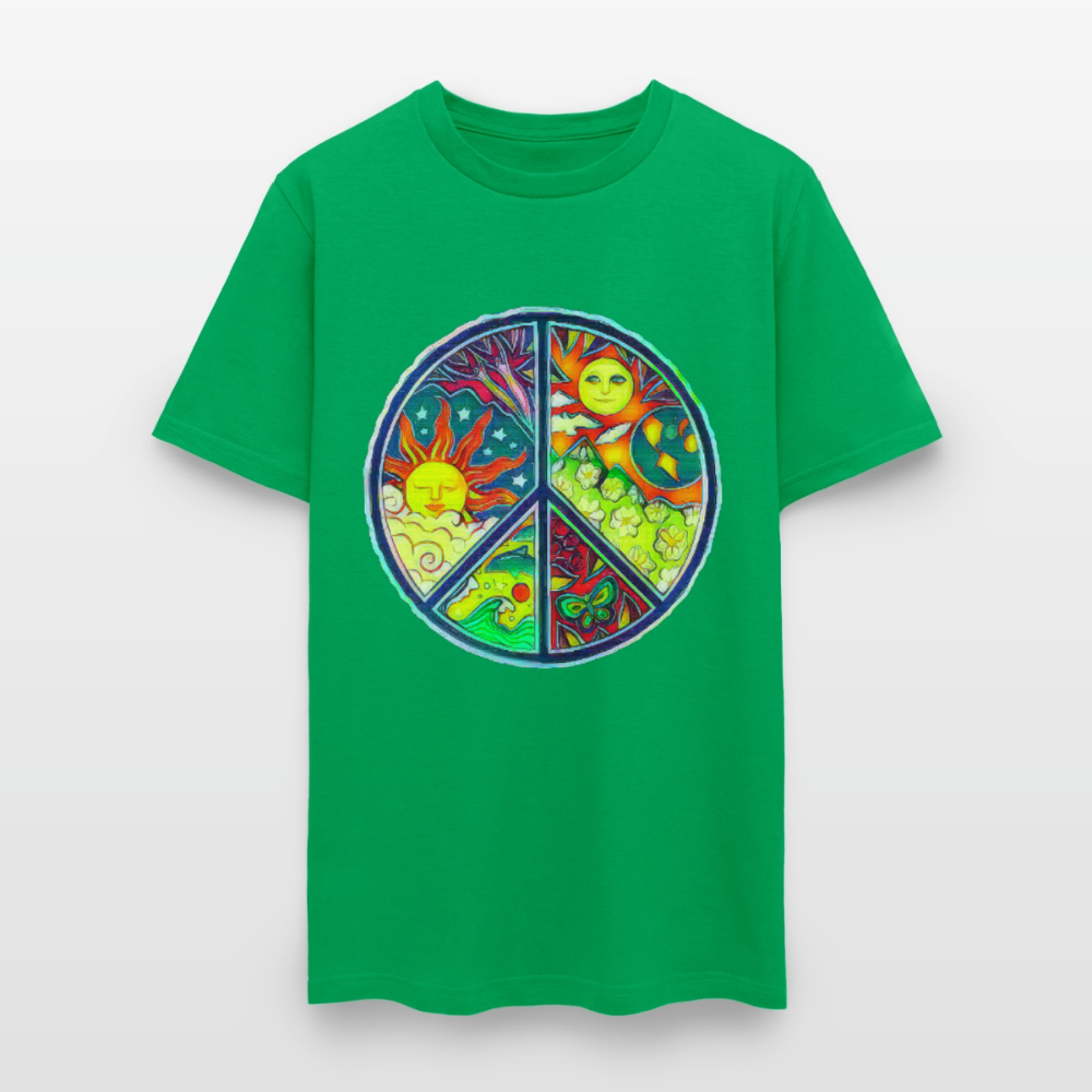 Peace - bright green