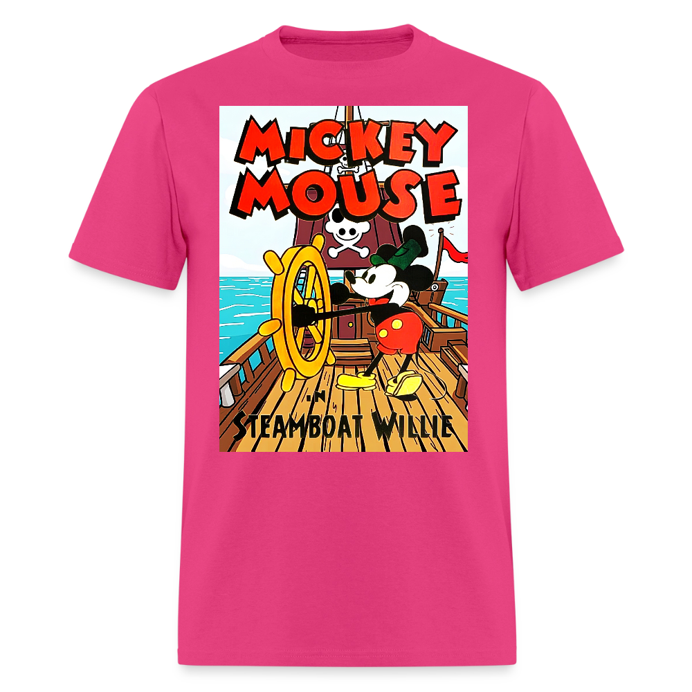 Steamboat Willie - fuchsia