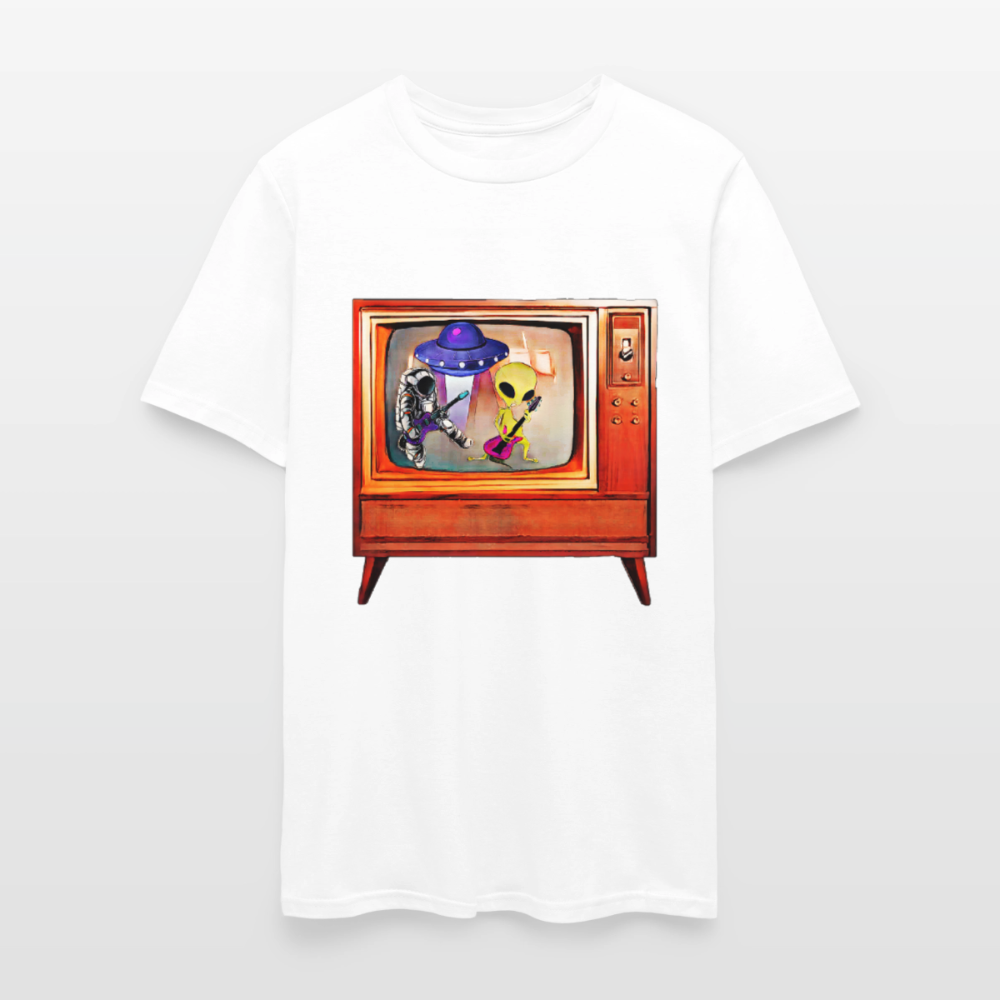 Rocking Astronaut and Alien #2 - white