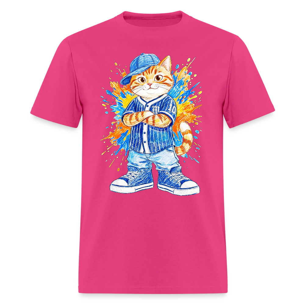 Cool Cat - fuchsia