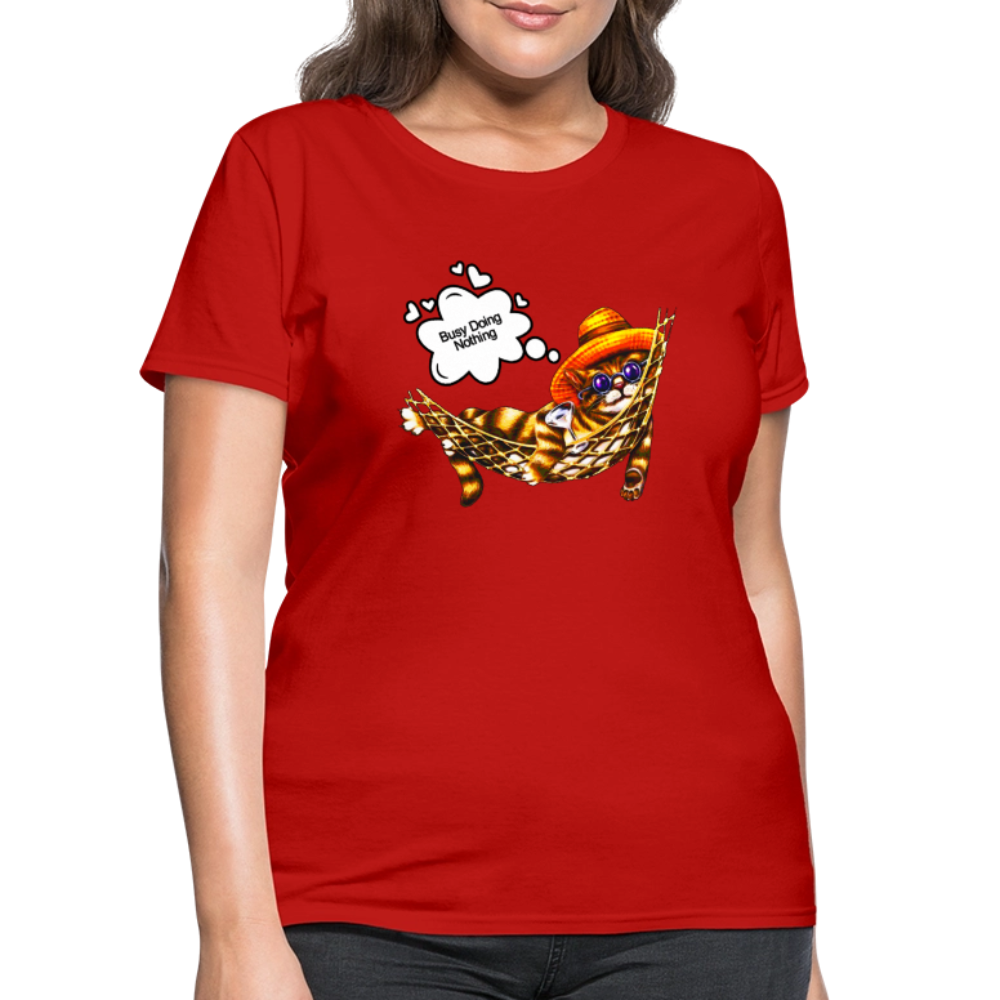 Busy Doing Nothing - red