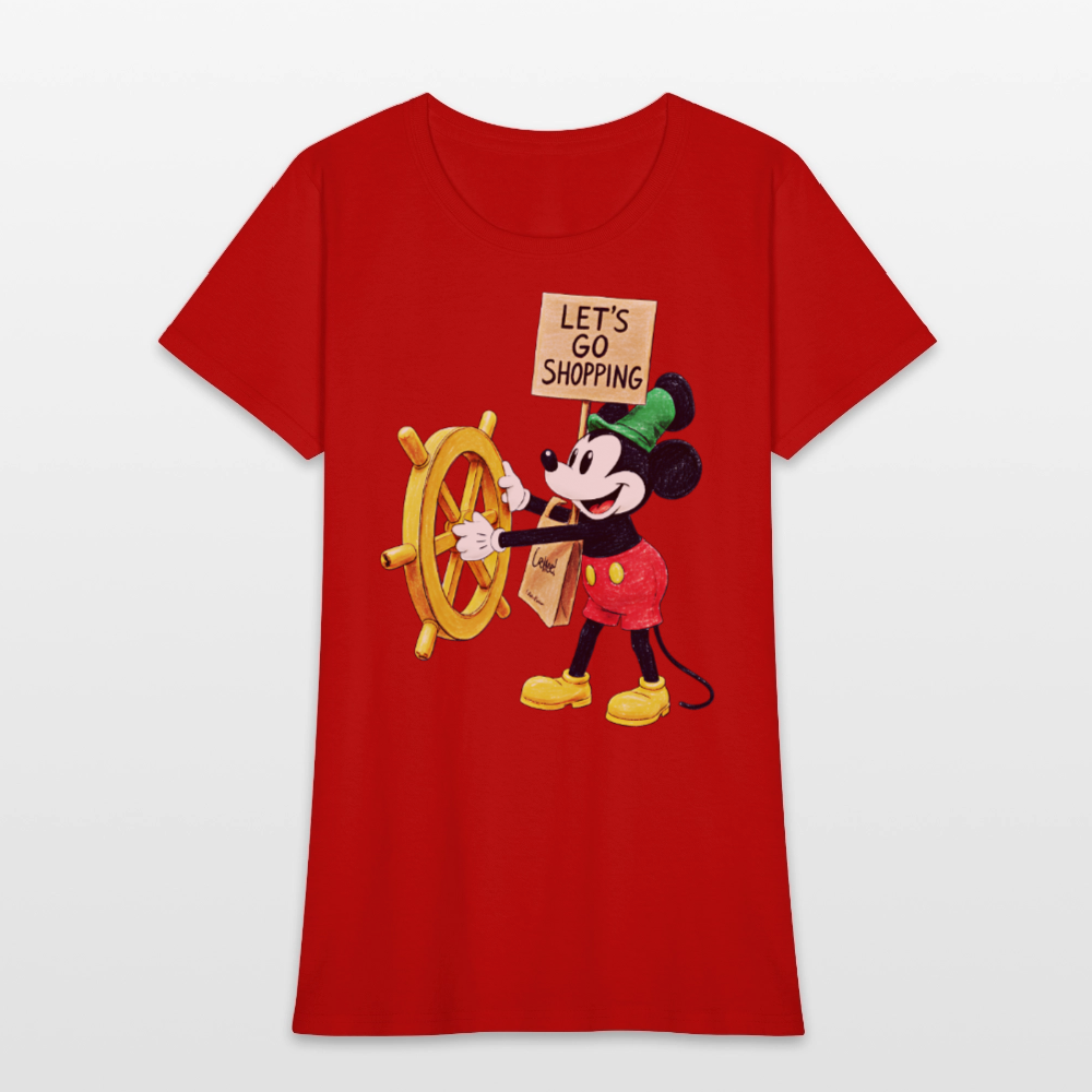 Let's Go Shopping - red