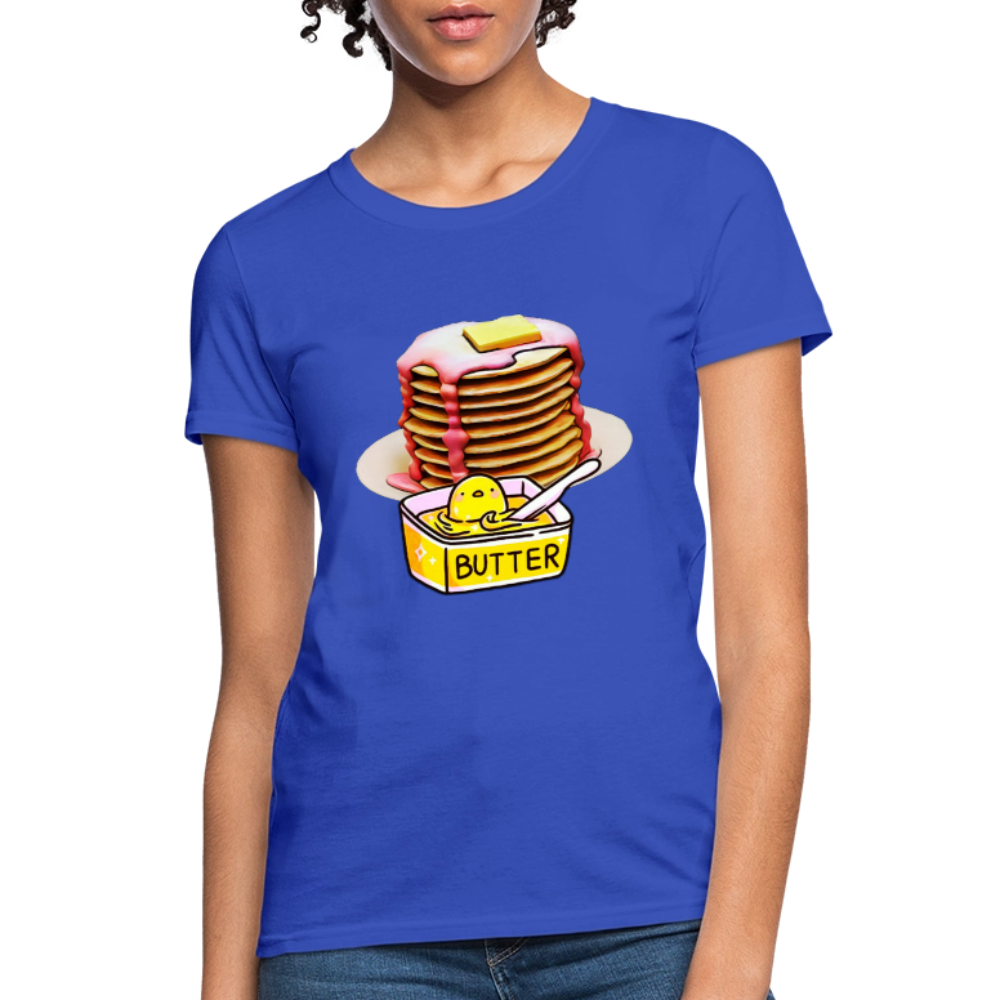 Pancakes and Butter - royal blue