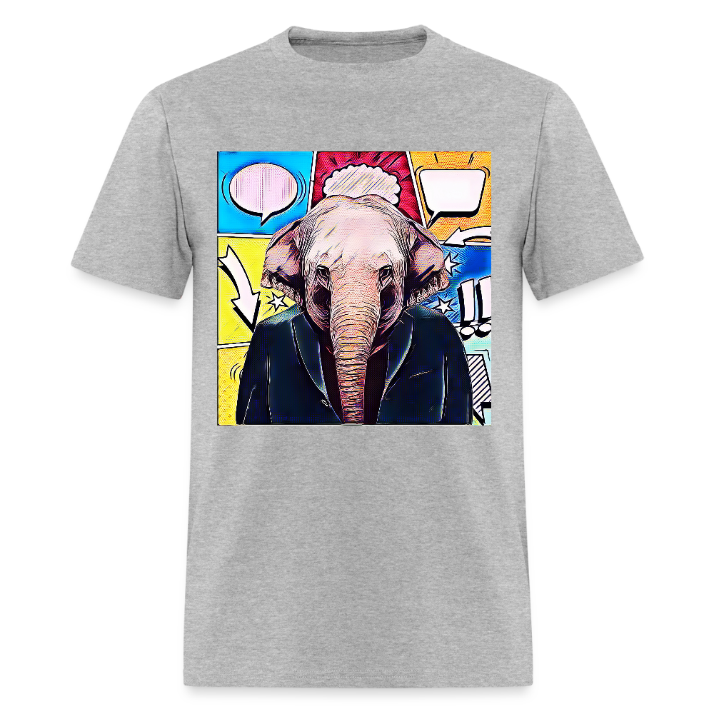 Elephant Party - heather gray