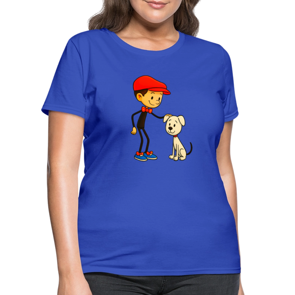 Dog And His Best Friend - royal blue