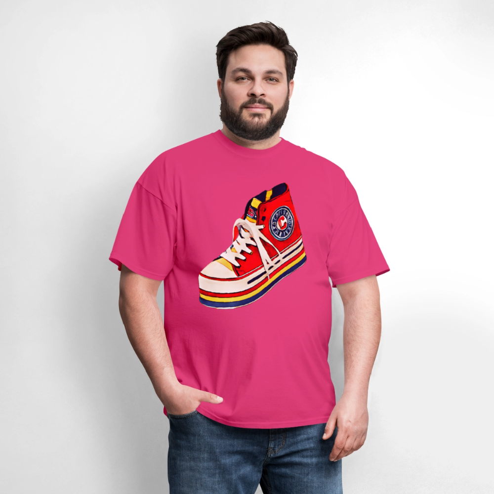 High Top Sneaker - fuchsia