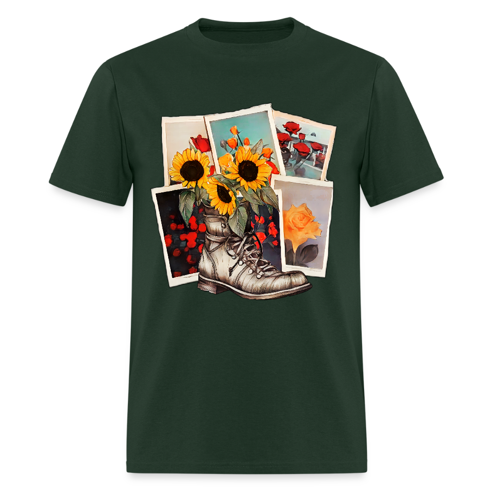 Flowers #2 - forest green