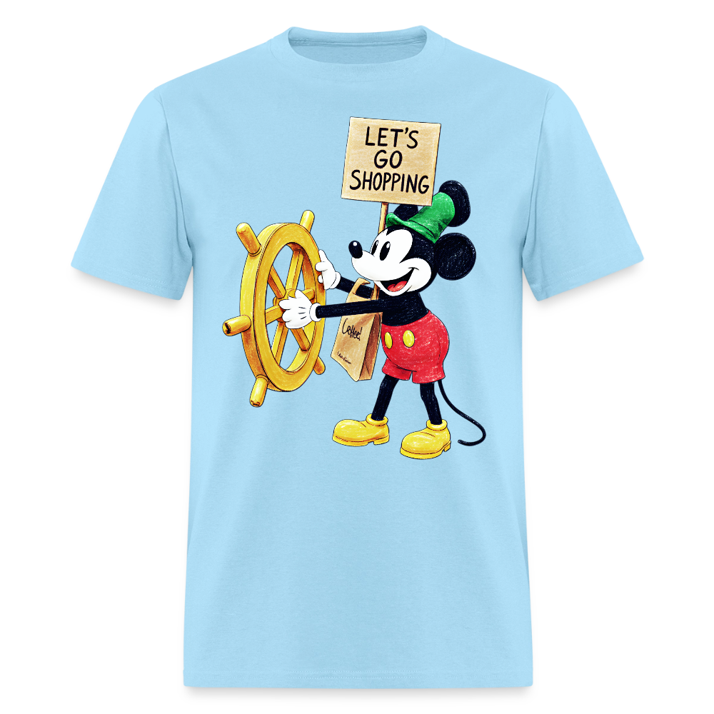 Let's Go Shopping - powder blue