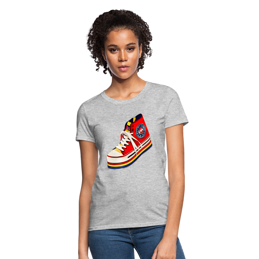 High Top Sneaker - heather gray