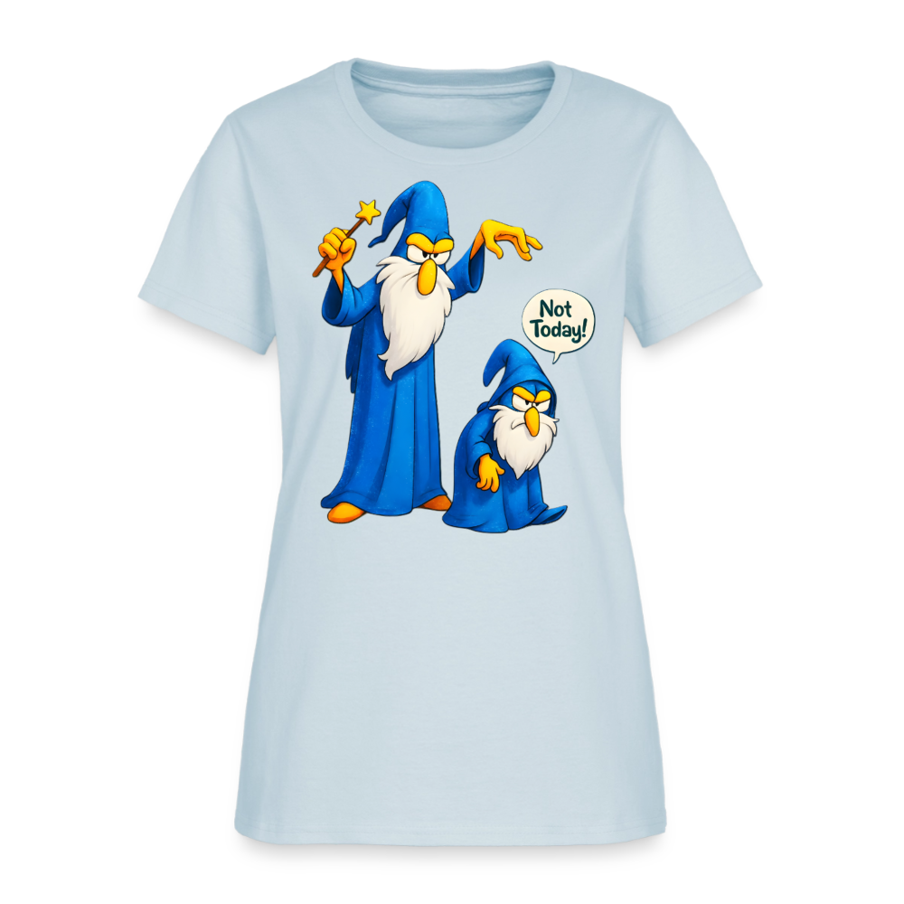 Angry Wizard - light blue