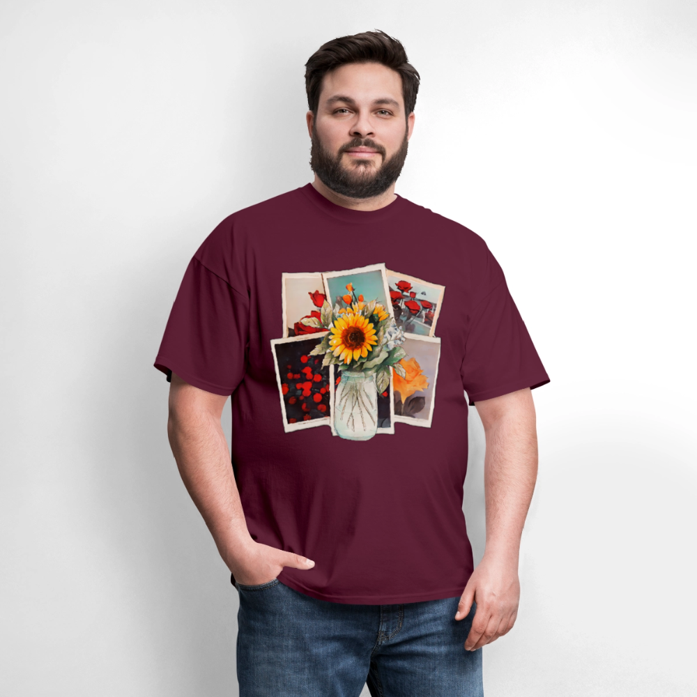 Flowers - burgundy