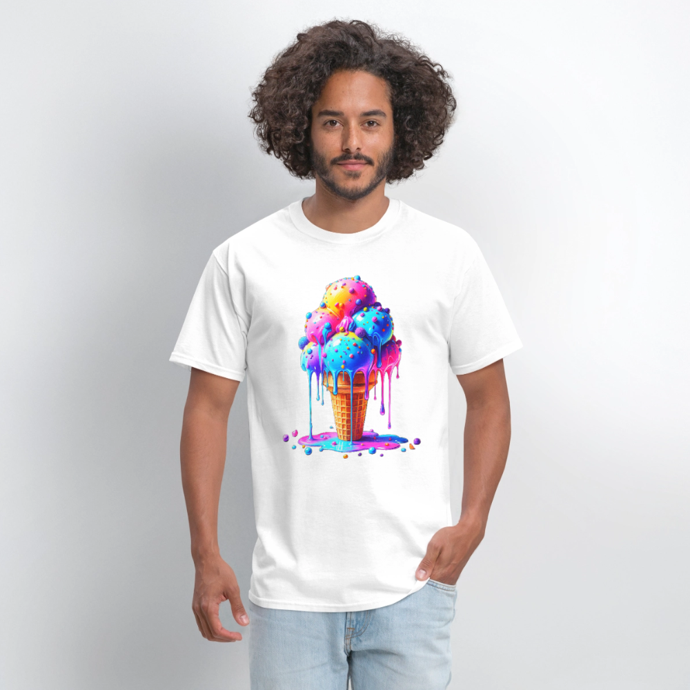 Melting Rainbow - white
