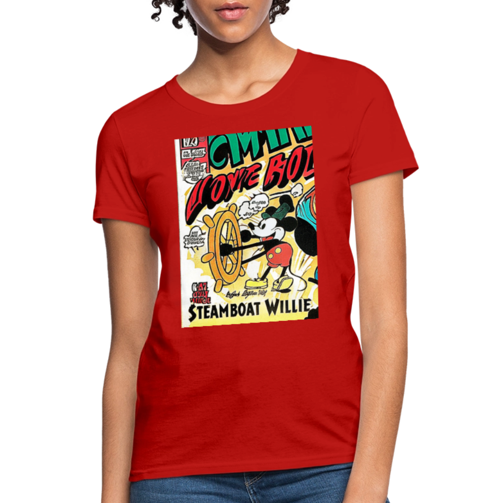 Steamboat Willie - red