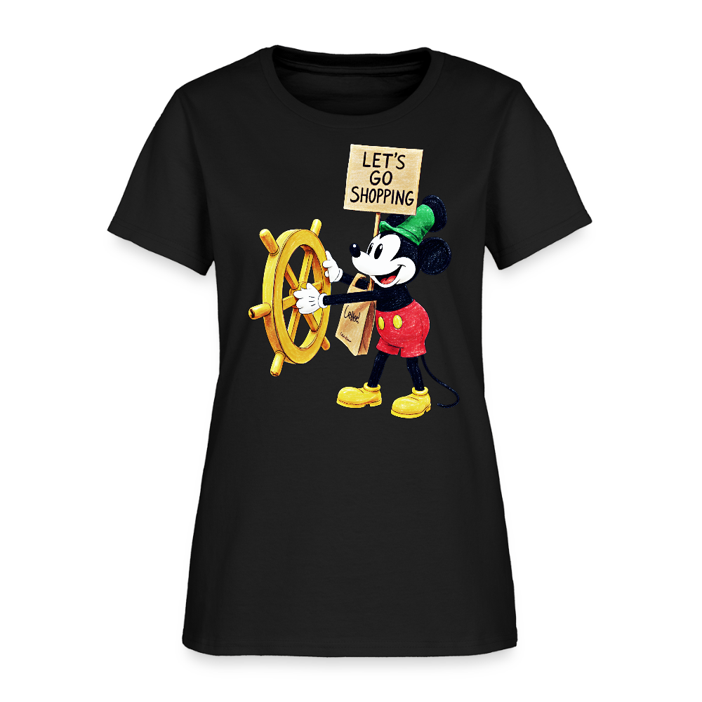 Let's Go Shopping - black