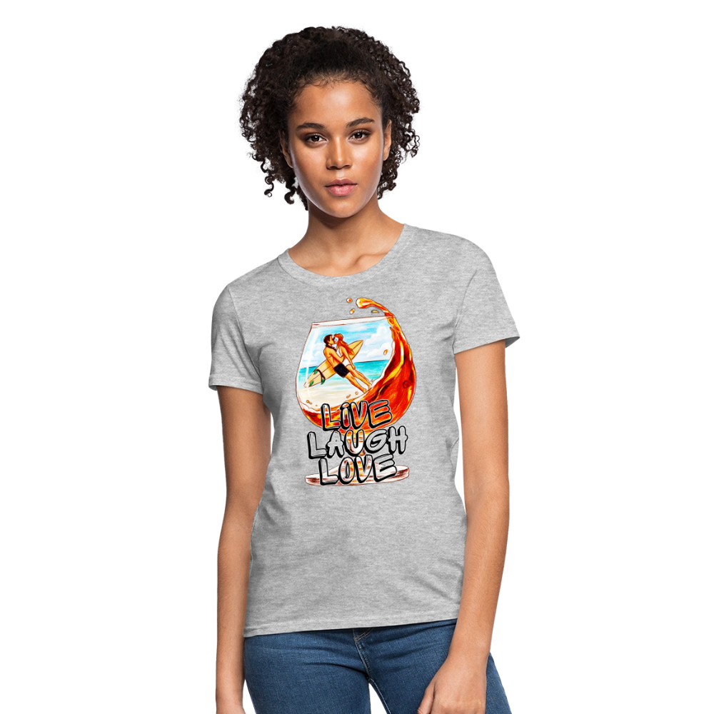 Live, Laugh, Love - heather gray