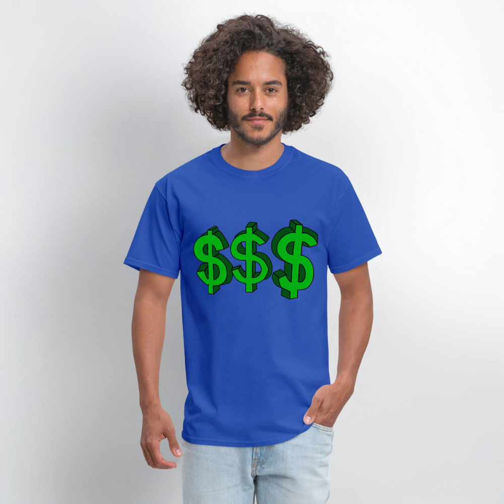 Dollar Sign - royal blue
