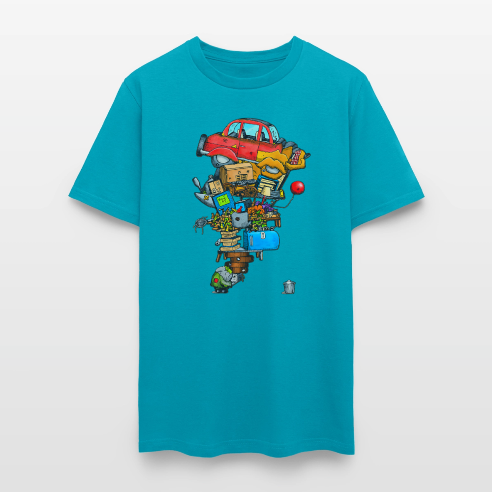 Cleaning House - turquoise