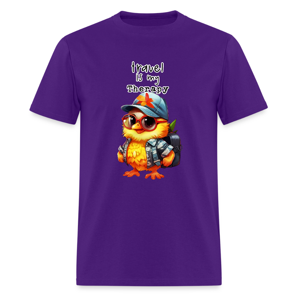 Travel Is My Therapy - purple