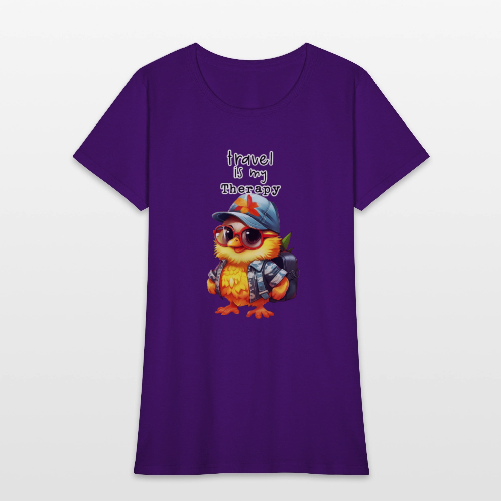 Travel Is My Therapy - purple