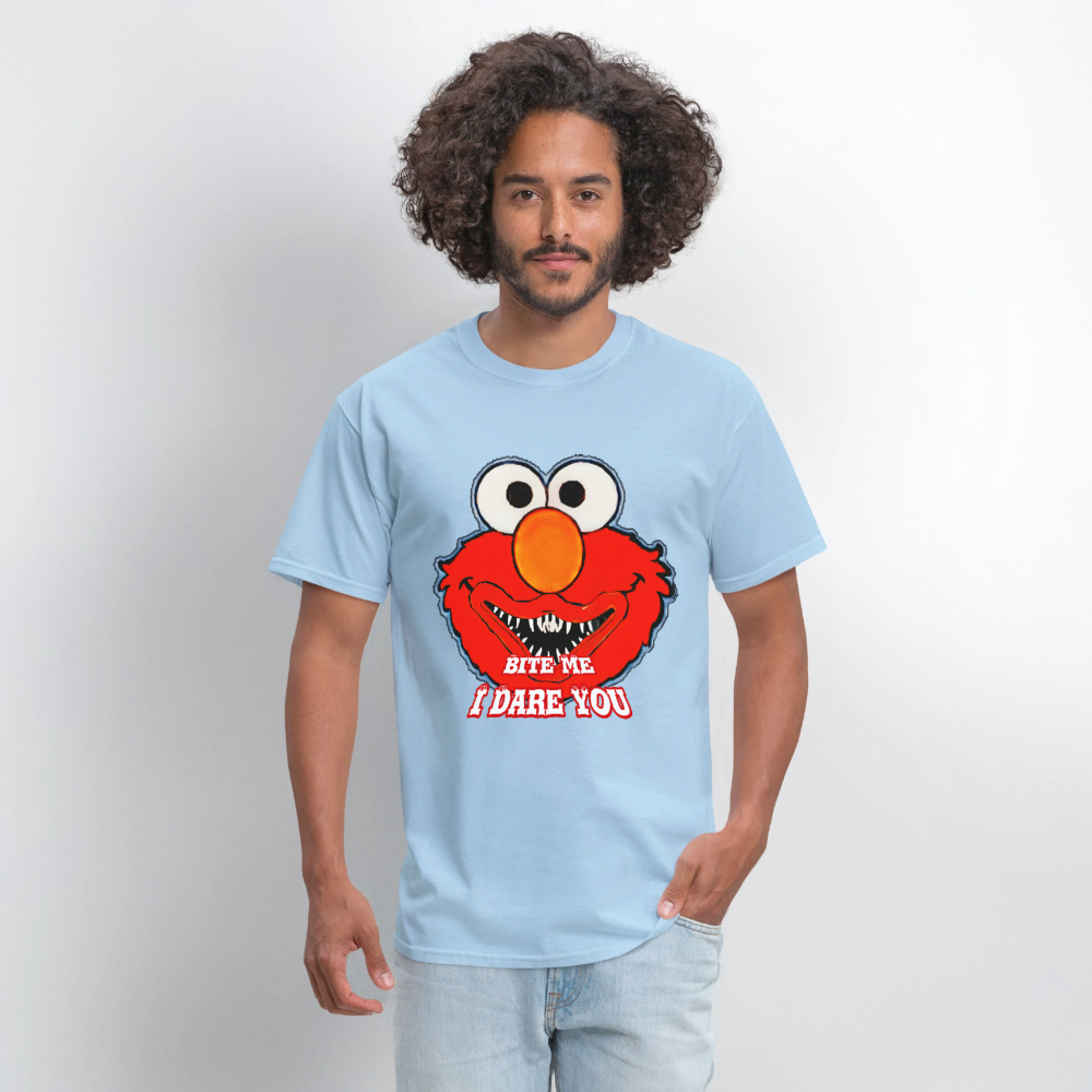 Bite Me Elmo - powder blue