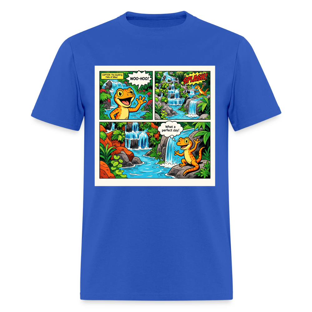 Comic Lizard - royal blue