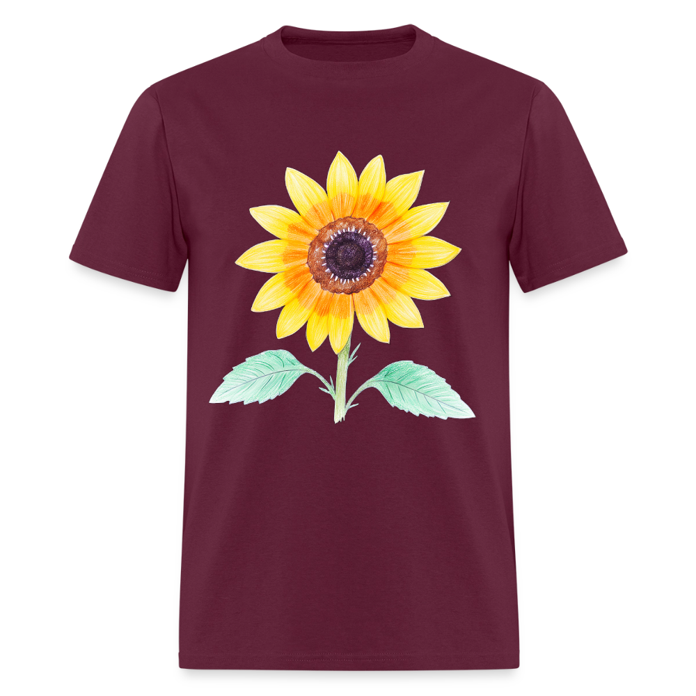 Yellow 2 - burgundy