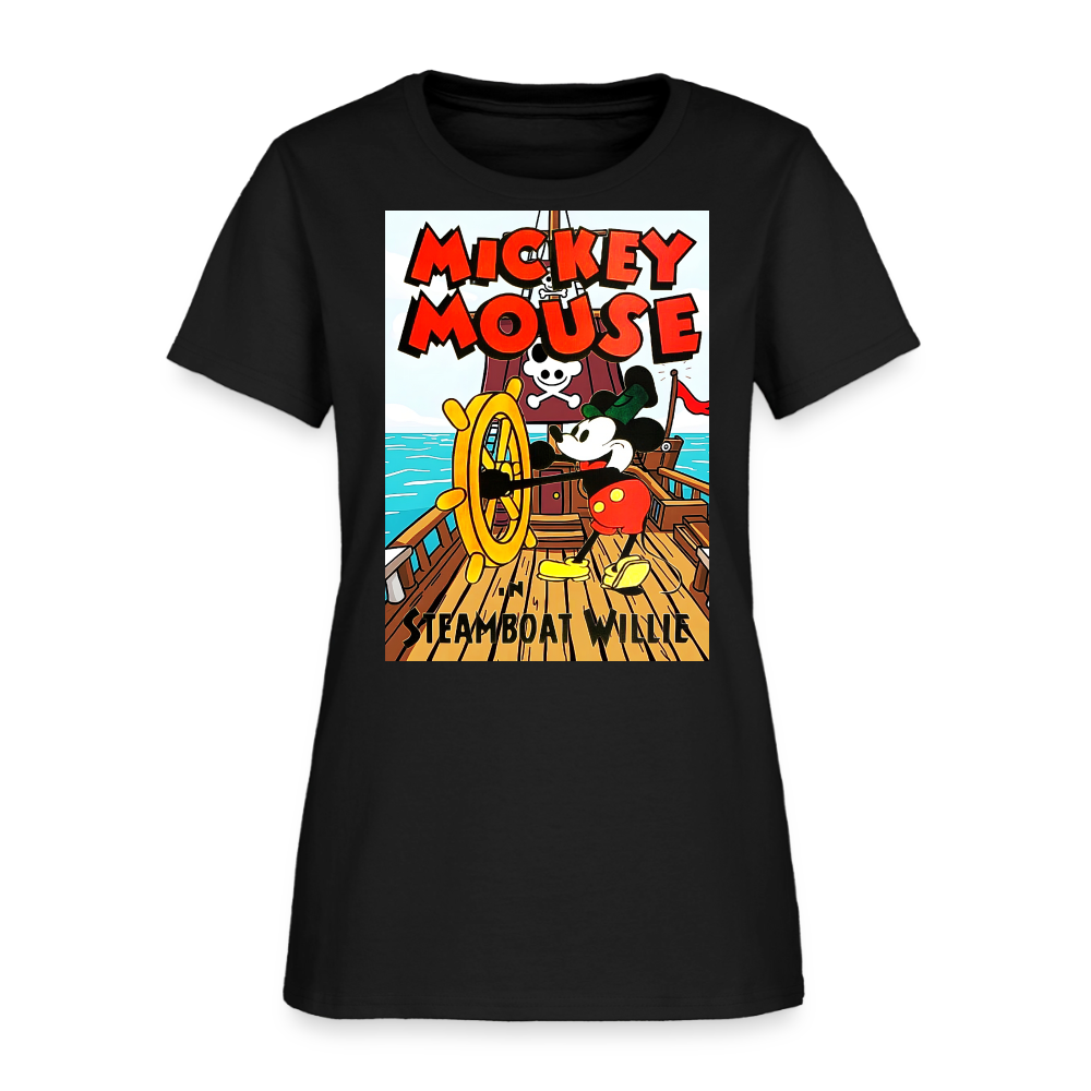 Steamboat Willie - black