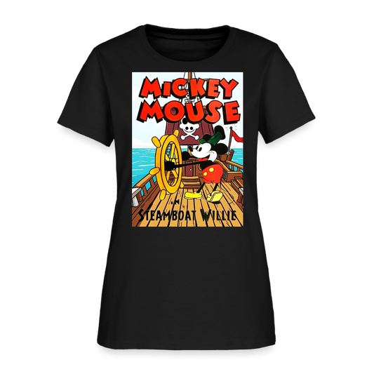 Steamboat Willie - black