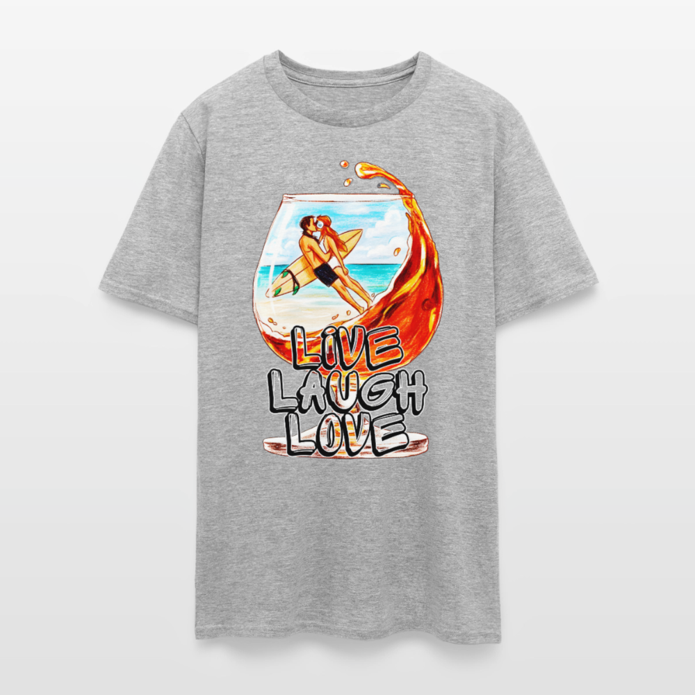 Live, Laugh, Love - heather gray